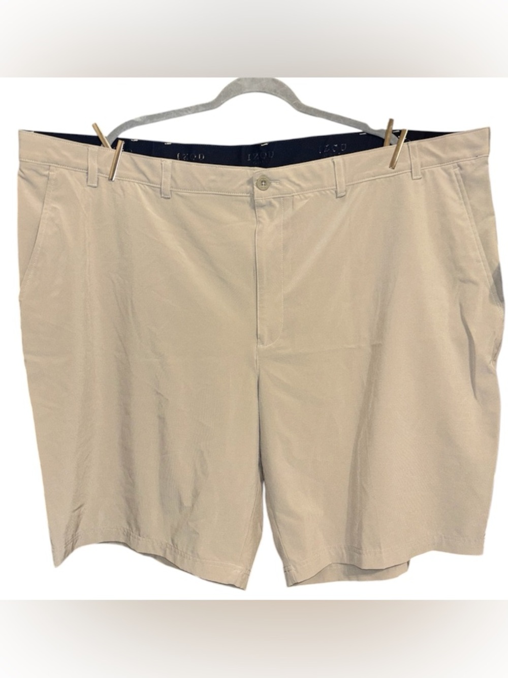 IZOD Men's Swingflex Straight-fit Stretch Golf Shorts, 9.5-inch Inseam